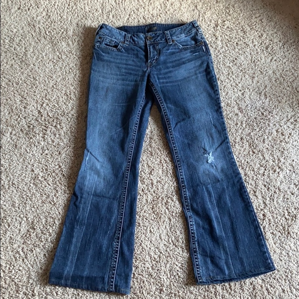 ⭐️⭐️LAST CHANCE⭐️⭐️ Silver Bootcut Jeans